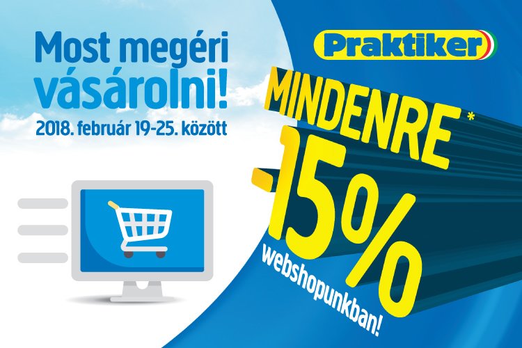 Webshop akció a Praktikerben