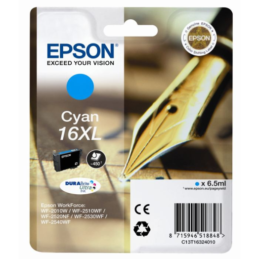 Epson T1632 patron cián No.16XL
