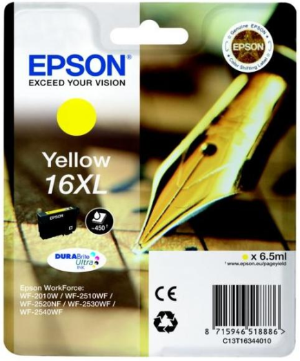 Epson T1634 patron sárga No.16XL