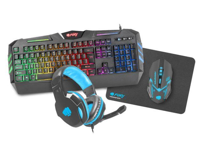 Gamer set FURY THUNDERSTREAK 4IN1 magyar lokalizációval