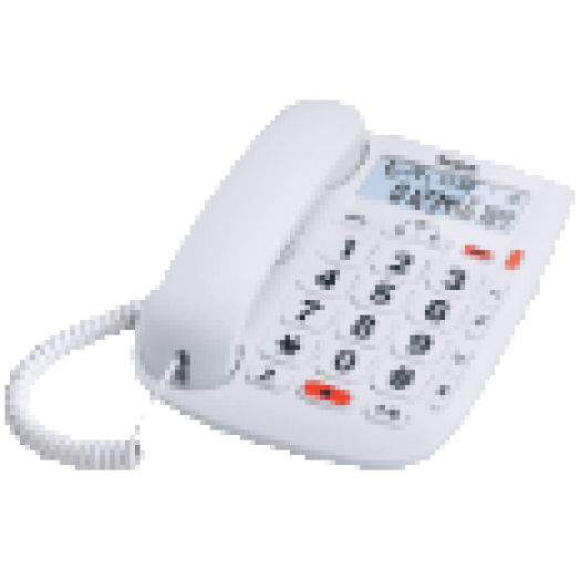 Tmax 20 fehér vezetékes telefon