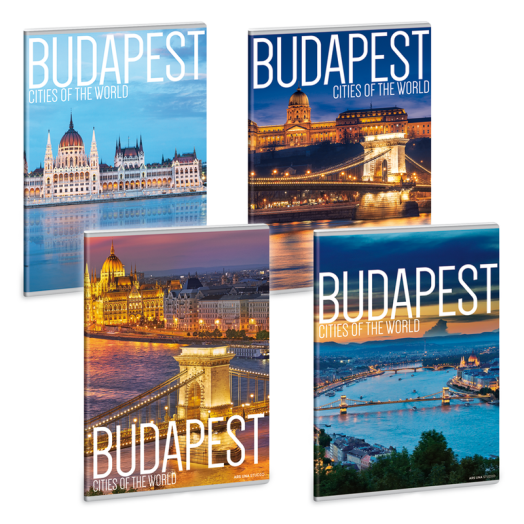 Cities-Budapest füzet négyzethálós A/5
