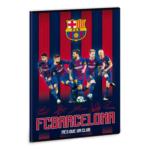 Barcelona füzet A/4 vonalas