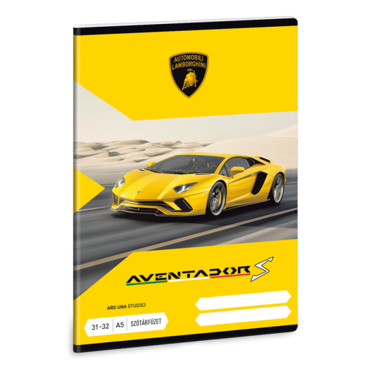Lamborghini A/5 szótárfüzet 3132