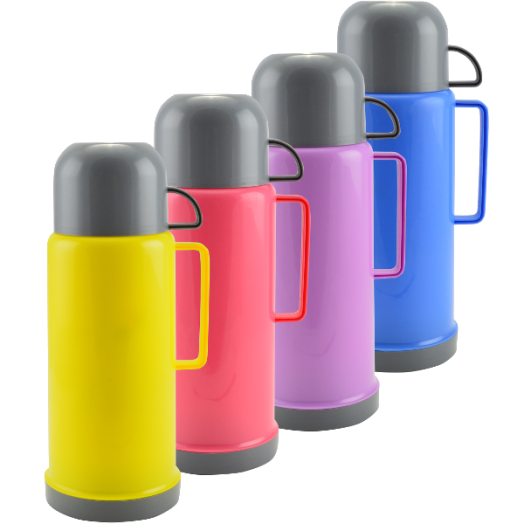 TERMOSZ 1000ML SZÍNES (SC)MŰANYAG/ÜVEG