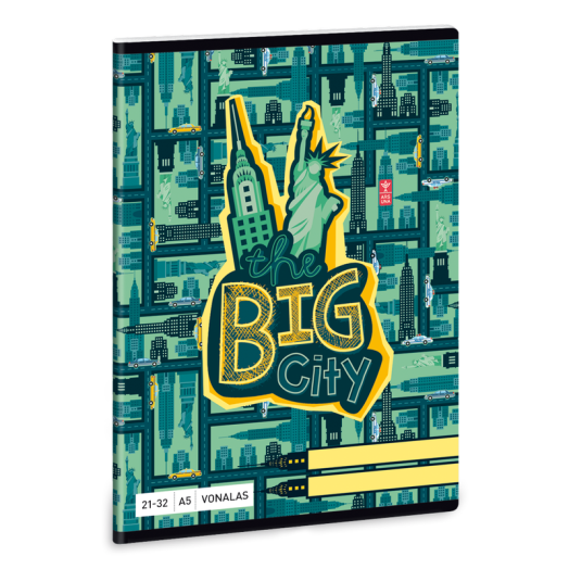 The Big City A/5 vonalas füzet 2132