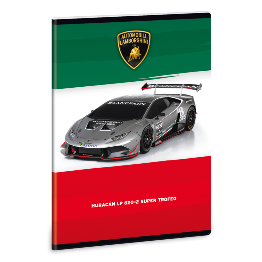 Lamborghini füzet négyzethálós A/5