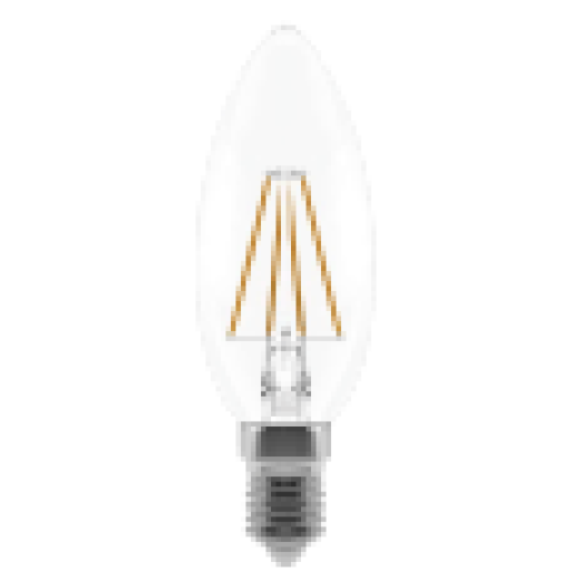 Z74210 LED Filament gyertya 4W E14, meleg fehér
