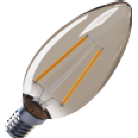 Z74300 LED Vintage gyertya 2W E14, meleg fehér+