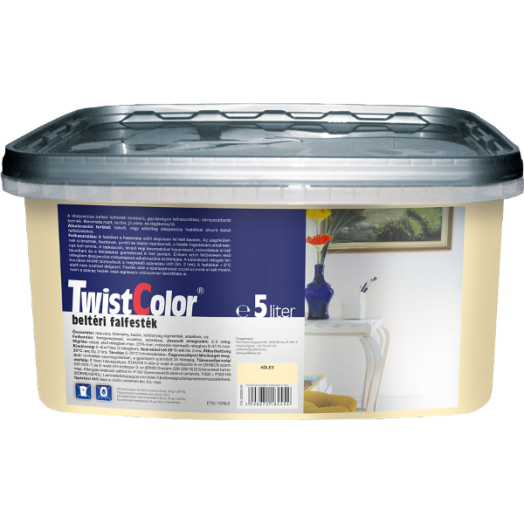 TWIST COLOR BELTÉRI FALFESTÉK 5L SZÍNES DISZP KÖLES