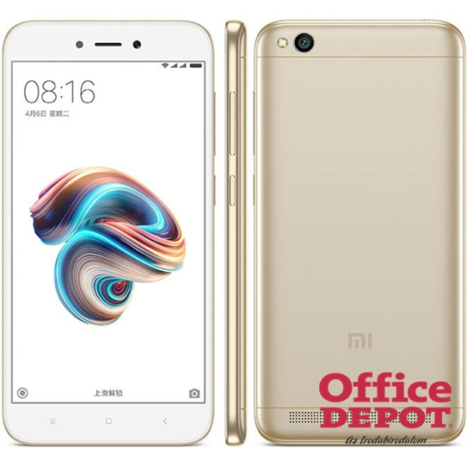 Xiaomi Redmi 5A 5" LTE 16GB Dual SIM EU arany okostelefon