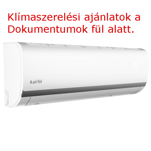 AIRFEL INVERTERES SPLIT KLÍMA 2,6KW