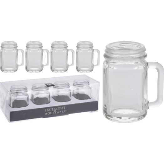 ÜVEG FELESPOHÁR SZETT 4DB-OS 35ML