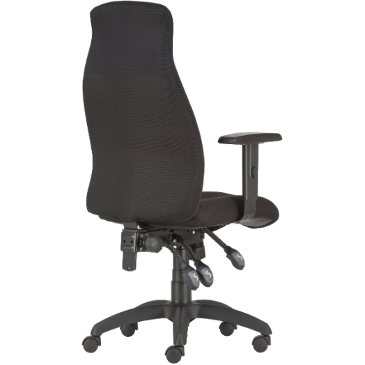 HUFO MS.11 IRODAI FORGÓSZÉK FEKETE 64X47X106-117CM
