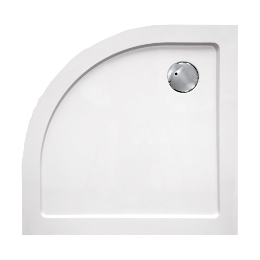 SMC ZUHANYTÁLCA 90X90X3,5 CM, ÍVES *KAP* Outlet