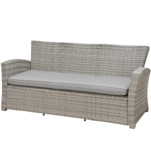ARUBA 3 ÜLÉSES SOFA MŰRATTAN HATÁSÚ