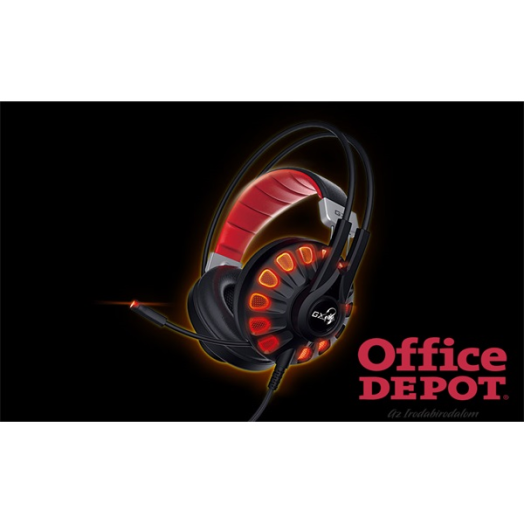 Genius HS-G680 USB 7.1 fekete gamer headset