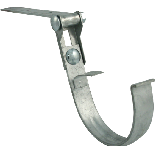 CONTINENTAL FÉM CSATORNATARTÓ SZÜRKE, ÁLLÍTHATÓ, 125MM