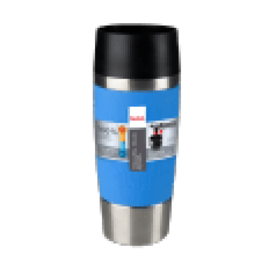 K3086114 TRAVEL MUG úti bögre 0.36L világoskék/ezüst