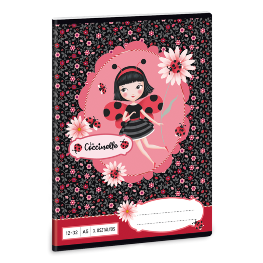 La Coccinelle 3. oszt. vonalas A/5 füzet 1232