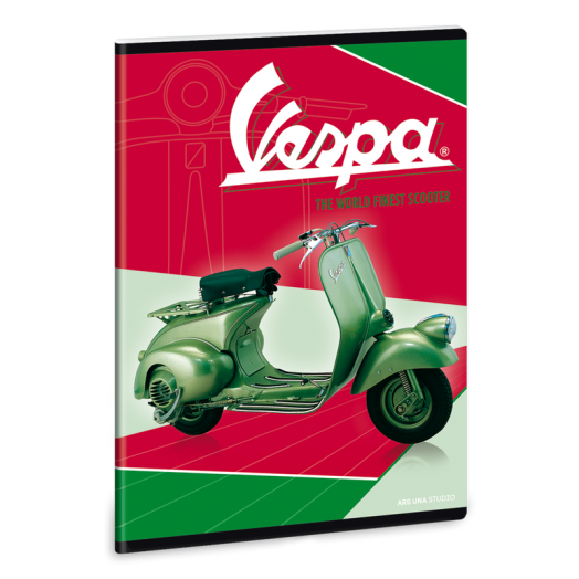 Vespa füzet vonalas A/5