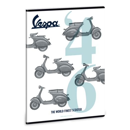 Vespa füzet A/4 négyzethálós