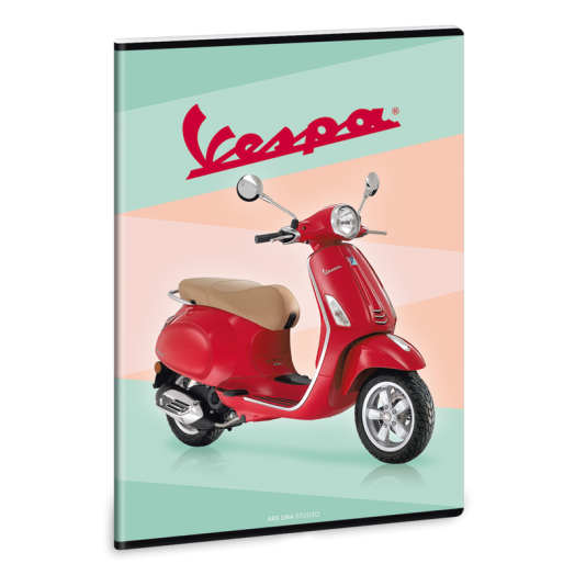 Vespa füzet A/4 négyzethálós
