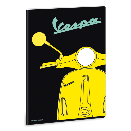 Vespa füzet A/4 négyzethálós