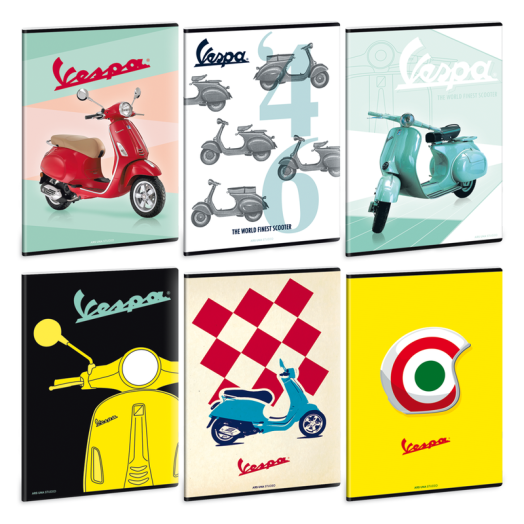 Vespa füzet A/4 sima