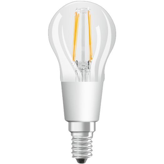 LED FÉNYFORRÁS DIMMELHETŐ KISGÖMB E14 4,5W 470LM 40 MELEG FIL. ÜVEG 25000H