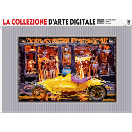 PARIS FALIKÉP 60X40 CM VÁROSKÉPEK SOROZAT DIGITÁLIS NYOMAT