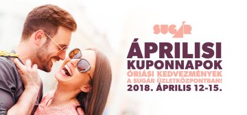 Óriási kedvezmények a SUGÁR Üzletközpontban!