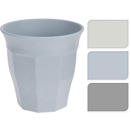 MŰANYAG BAMBUSZ ROSTOS POHÁR 300ML 5,5X9CM, 3-FÉLE