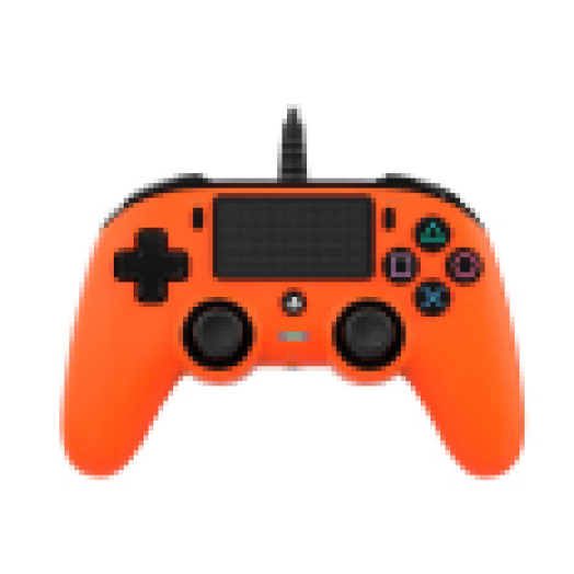 Nacon vezetékes kontroller, narancssárga (PlayStation 4)