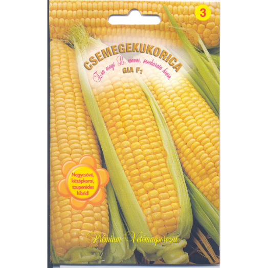 PRÉMIUM CSEMEGEKUKORICA GIA F-1 PRÉMIUM VETŐMAG 3 80SZEM