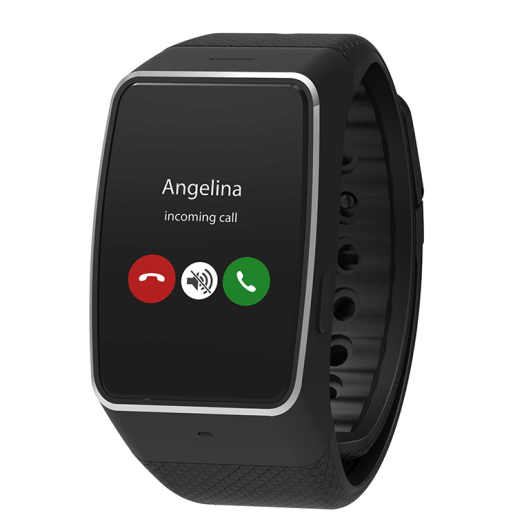MYKRONOZ ZeWatch 4 fekete okosóra