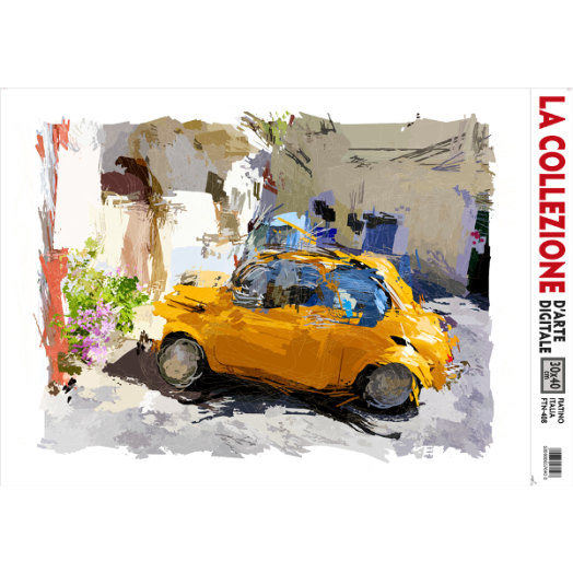 FIATINO FALIKÉP 30X40 CM VÁROSKÉPEK SOROZAT DIGITÁLIS NYOMAT