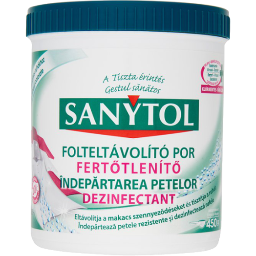 SANYTOL FERTŐTLENÍTŐ FOLTELTÁVOLÍTÓ POR 450 G