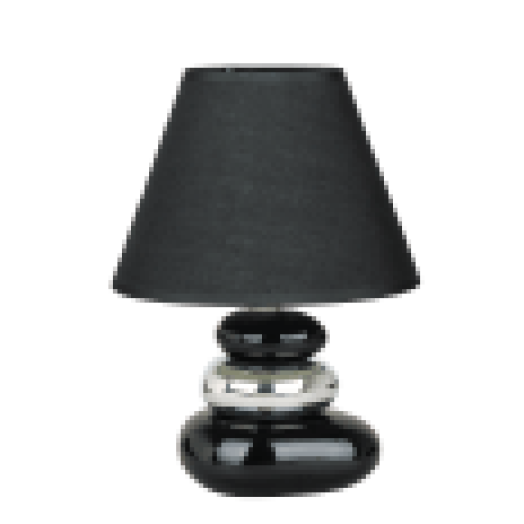 4950 SALEM Kerámia asztali lámpa E14 Max. 40W, fekete-ezüst