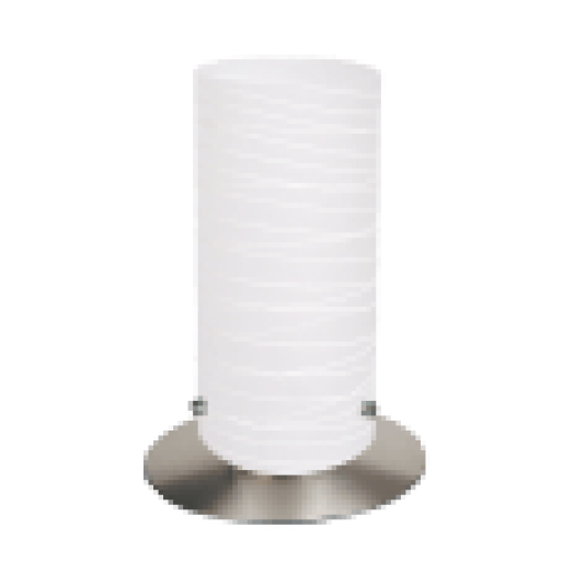 6339 AUREL Asztali lámpa E27 Max60W, csíkos fehér