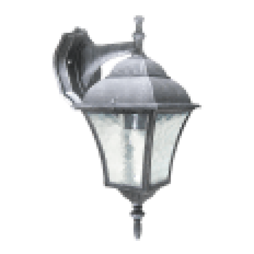 8396 TOSCANA Kültéri Fali lámpa lefele E27 1X60W, ezüst, IP43