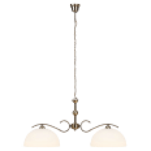 7139 AURELIA Függeszték E27 2X60W, bronz/fehér