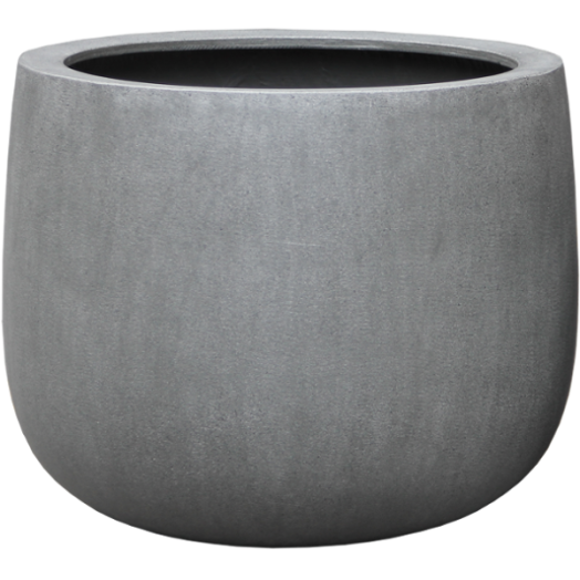 KASPÓ KÜLTÉRI 30CM POLYSTONE SZÜRKE ÁTM.:37CM