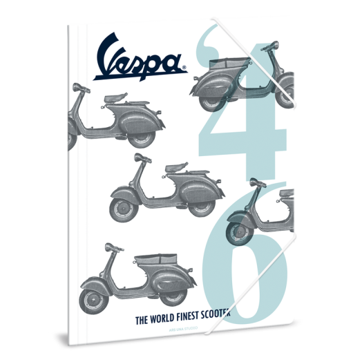 Vespa gumis dosszié A/4