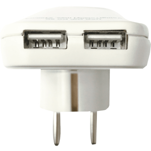 ADAPTER 2 USB CSATLAKOZÓVAL DC 5V MAX. 2100MA SZÍNES