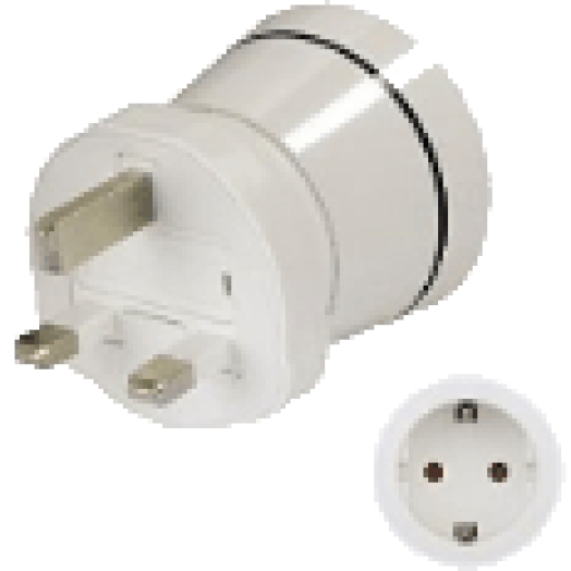 121995 Utazó hálózati adapter földelt (Anglia)