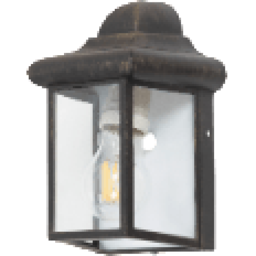 8754 NORVICH Kültéri falilámpa, arany, E27 MAX.60W IP43