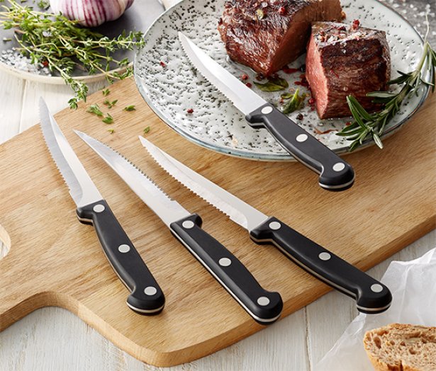 4 steakkés szettben