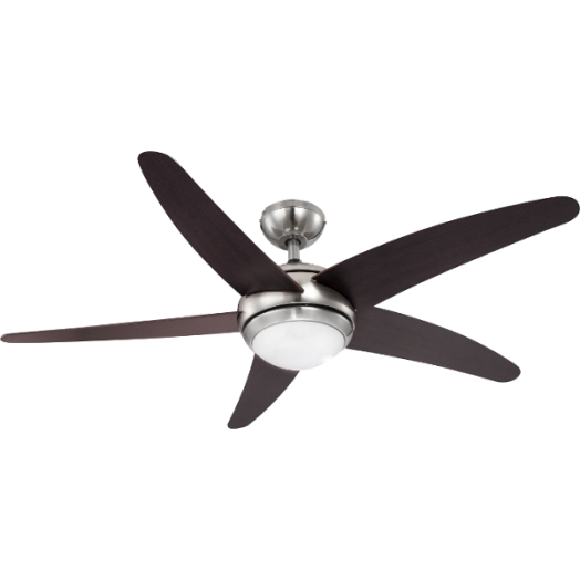 MENNY.VENTILÁTOR INK.1XR7S80W 132CM M.KRÓM, VENGE MDF LAPÁT ÜVEGBÚRA