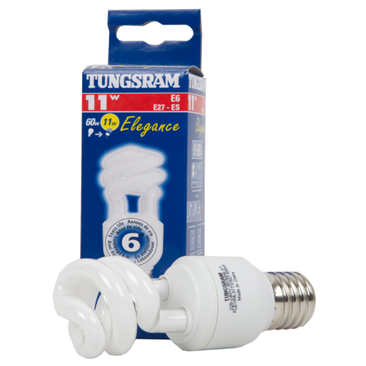 TUNGSRAM T3 KOMPAKT SPIRAL 11W E27 ÚJ:311245
